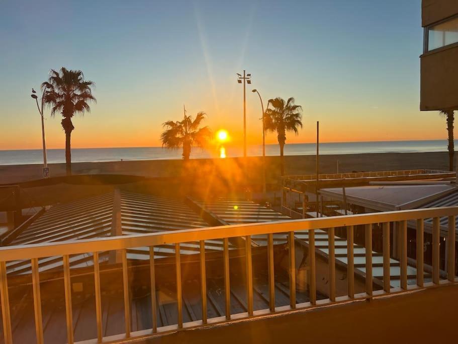 Le Carrousel - Apt Vue Mer - Plage A 10 M - Clim - Wifi Canet-en-Roussillon Luaran gambar